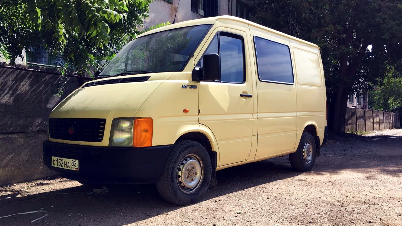 Volkswagen LT (2G) 2.5 дизельный 1998 | Песочный на DRIVE2