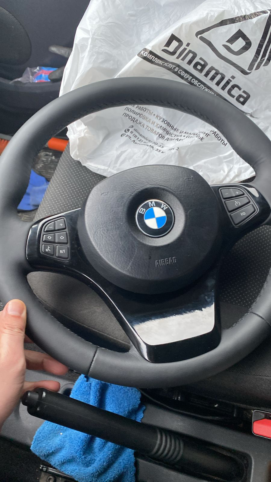 Новый руль — BMW X5 (E53), 3 л, 2005 года | аксессуары | DRIVE2