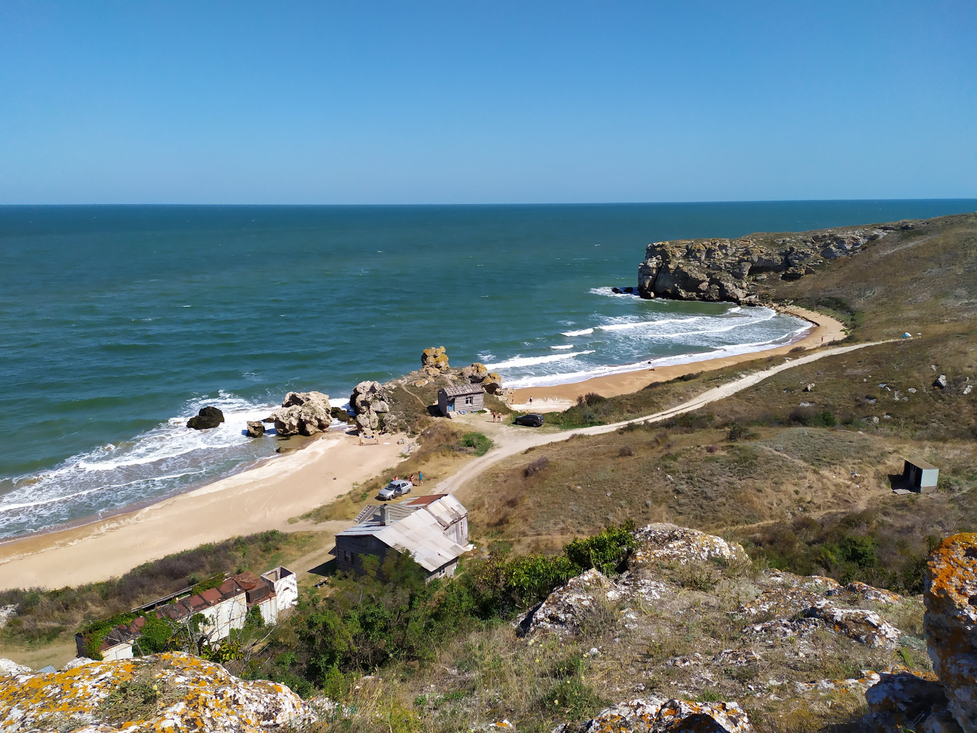 Бухта широкая Крым Генеральские пляжи