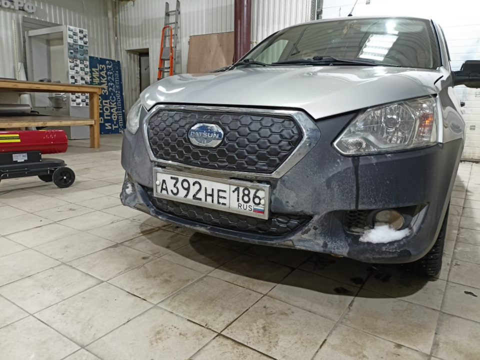 📌Утеплитель решетки радиатора зимний для Datsun on-DO (Новый Датсун он ...
