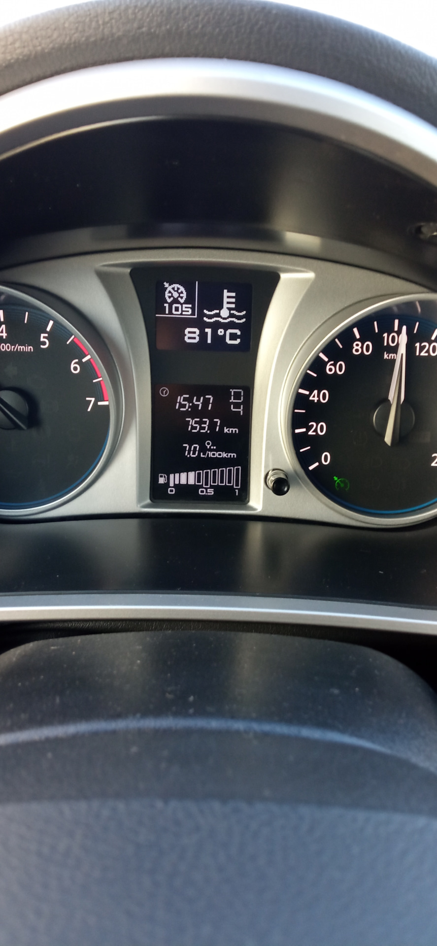 Расход топлива. — Datsun mi-Do, 1,6 л, 2017 года | путешествие | DRIVE2