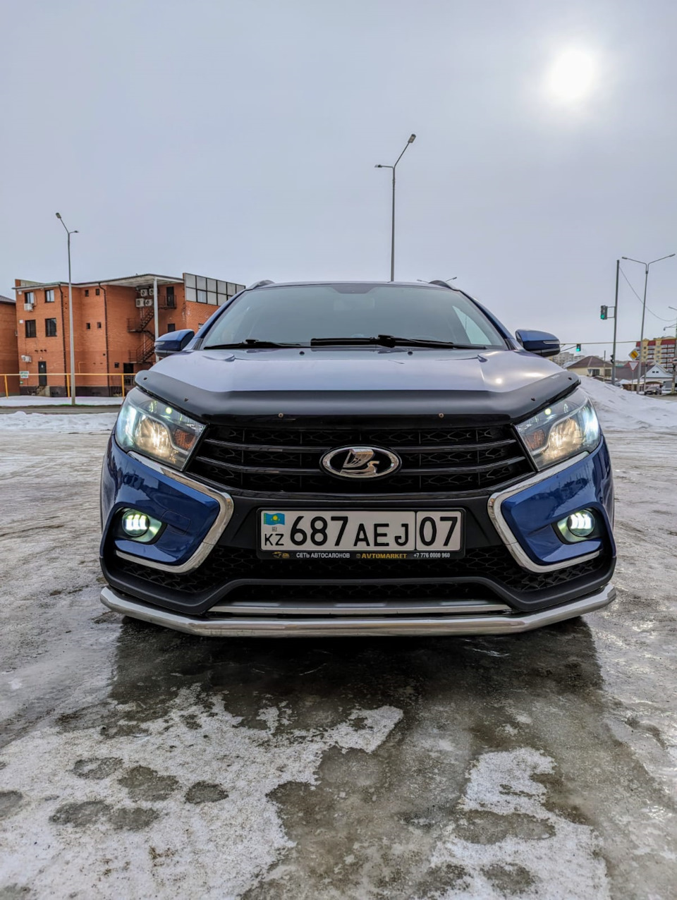 Led в дальний свет — Lada Vesta SW Cross, 1,6 л, 2021 года | аксессуары ...