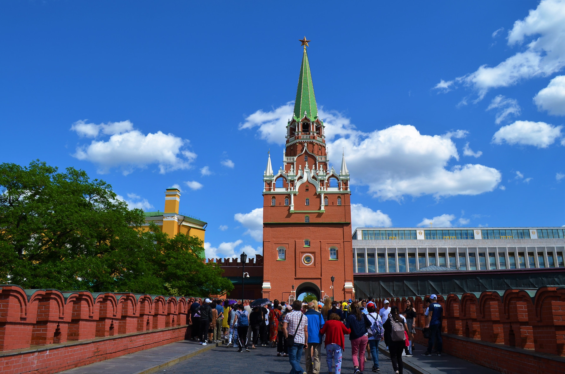 кутафья и троицкая башни кремля