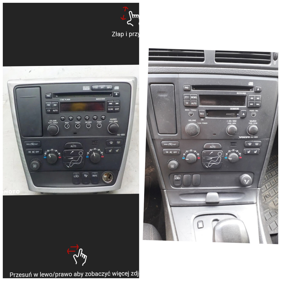 Замена климата и магнитолы дорестайл на рестайлинг S60 — Volvo S60 (1G ...