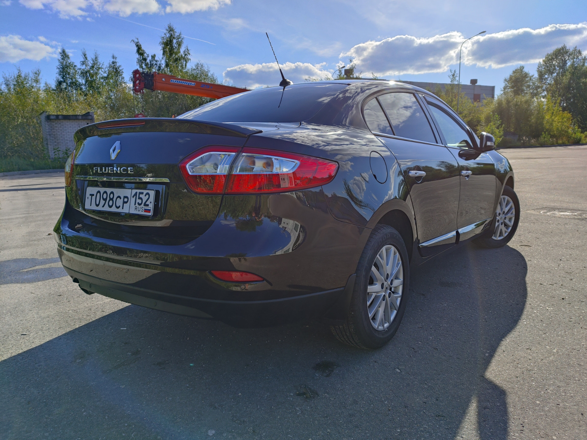 Тонировка задней полусферы (Fluence) — Renault Fluence, 2 л, 2014 года |  аксессуары | DRIVE2