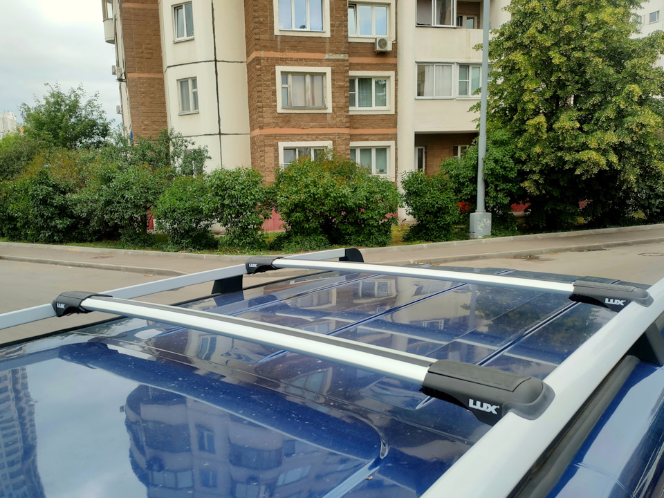 Багажник LUX Hunter L47-R на рейлинги УАЗ Патриот — УАЗ Patriot, 2,7 л ...