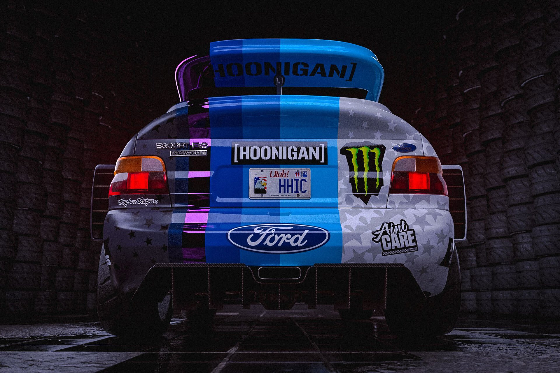 Hoonigan gymkhana 10 ford escort cosworth group a