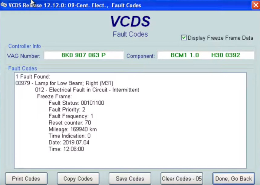 Код print. Кодировка блока парктроника VW. Audi RNS-E кодирование через vccds. A4 b8 Trunk VCDS. Датчик g62 в VCDS t5.