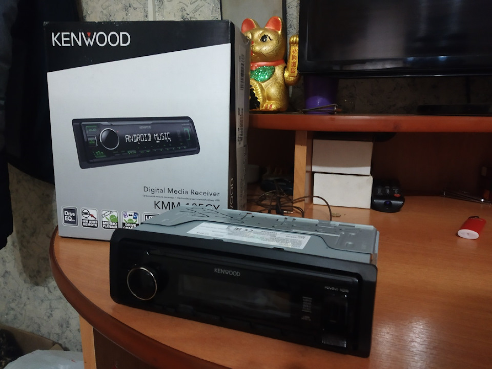 Лучшая бюджетная автомагнитола с хорошим приемом радио kenwood kmm 105gy