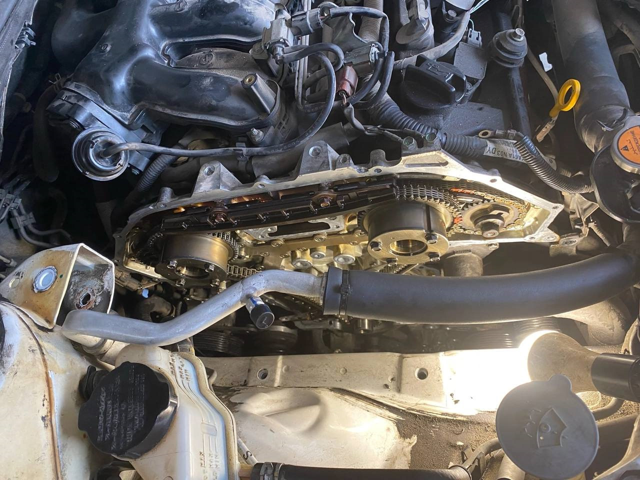 Check: P0011 и P0021 — замена прокладок маслоканалов фазиков — Nissan ...