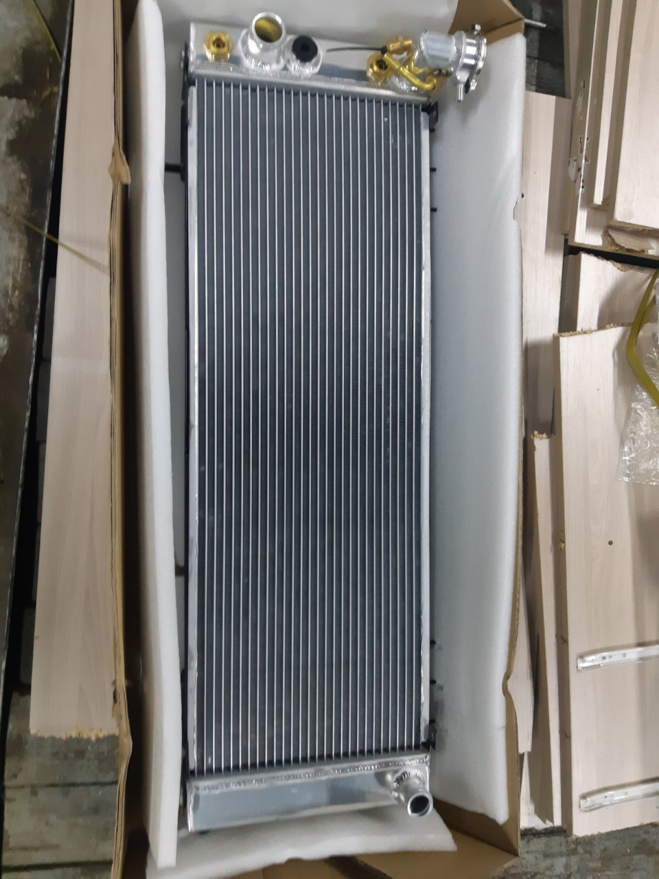 Цельнометаллический алюминиевый радиатор вместо штатного — Jeep ...