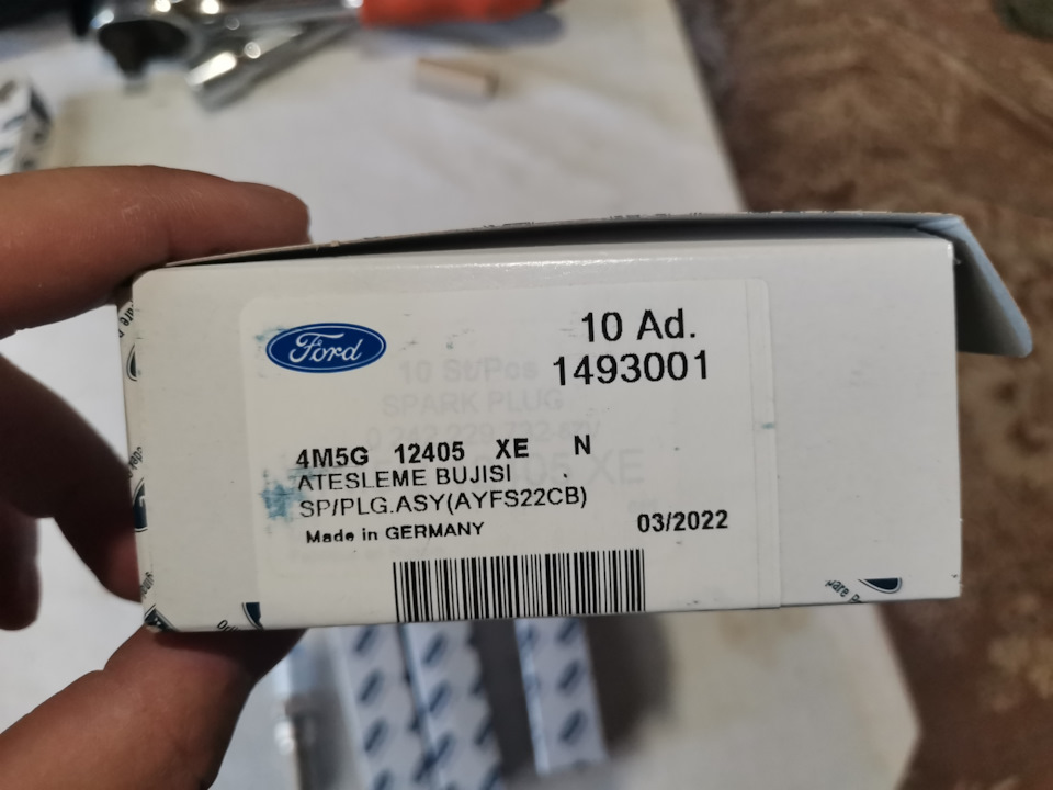 AYFS22CB Свечи зажигания Ford | Запчасти на DRIVE2