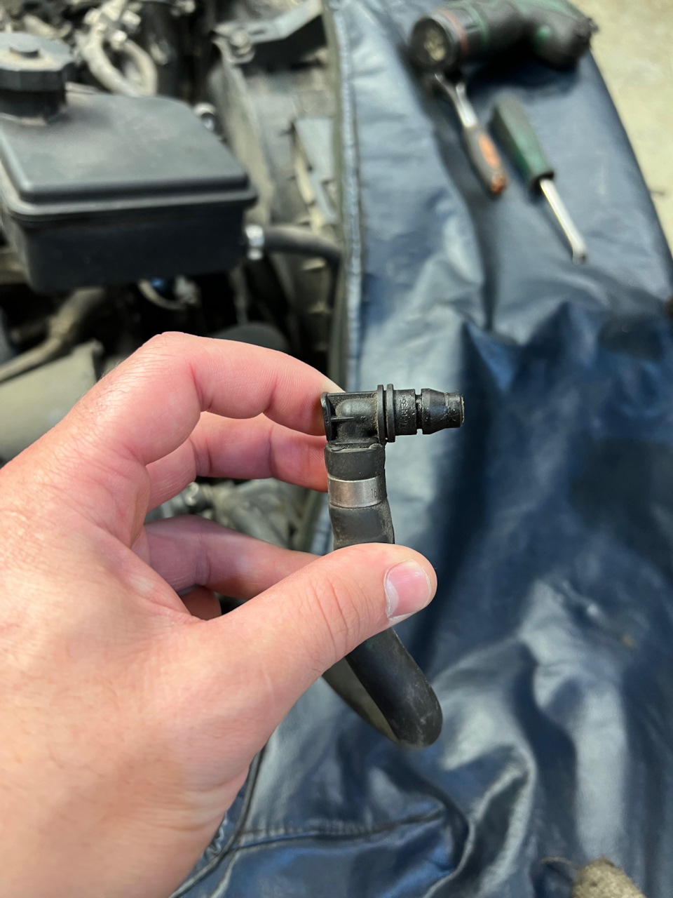 Замена цепи ГРМ на 271.8 — Mercedes-Benz E-class (W212), 2 л, 2010 года ...