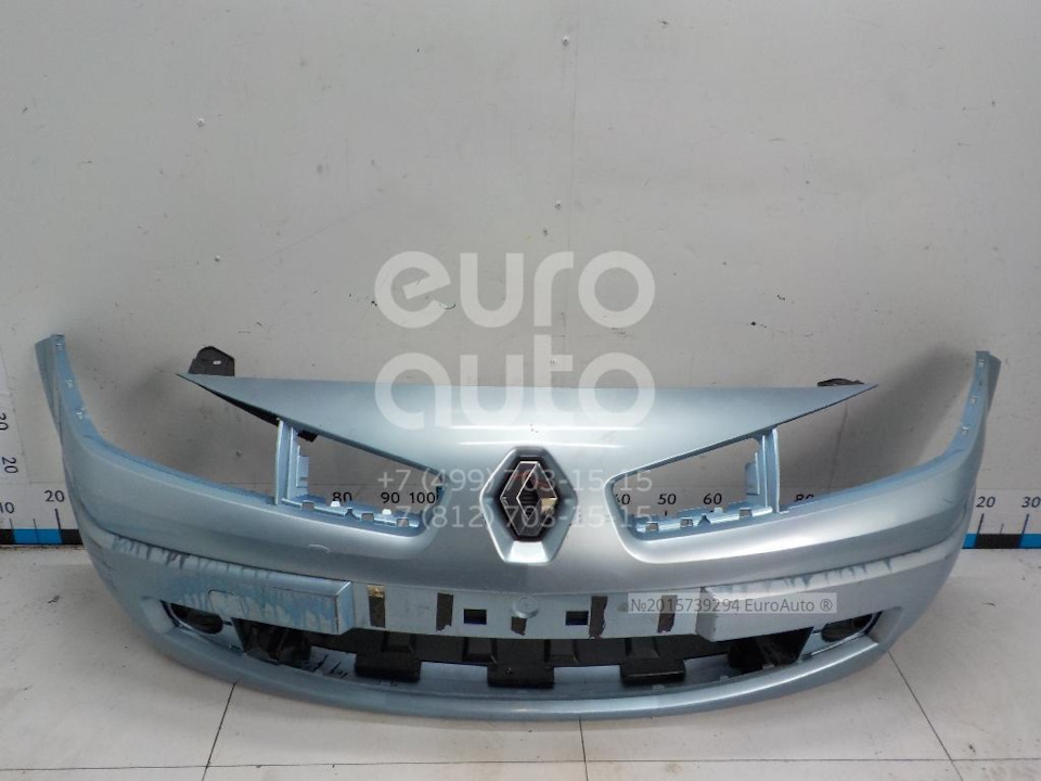MG06208 Бампер передний Рено Megane 2(Меган 2) 06 ->в сборе с решетками ...
