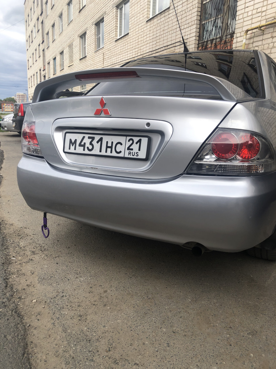 Номера без флага — Mitsubishi Lancer IX, 2 л, 2004 года | стайлинг | DRIVE2