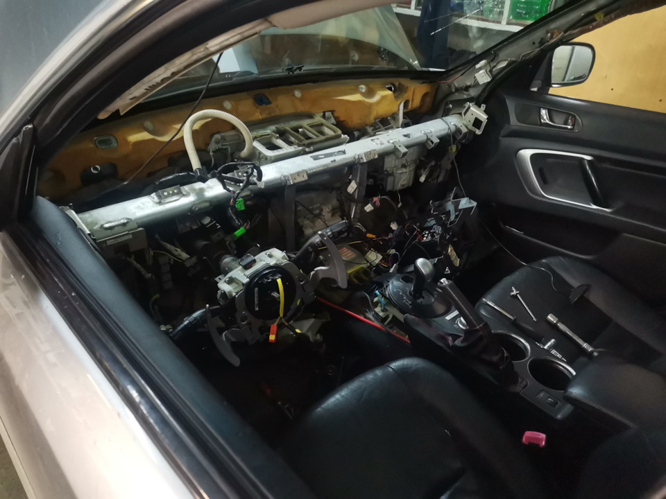 Замена радиатора печки со снятием торпеды — Subaru Outback (BP), 3 л ...