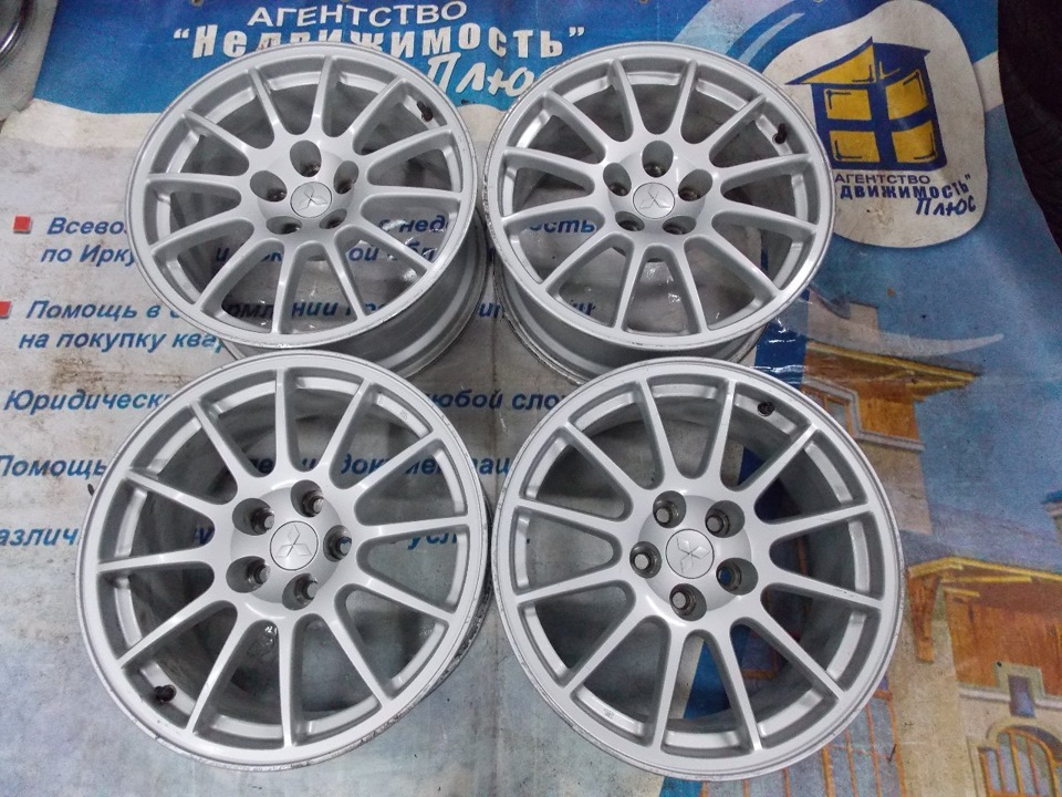 Диски R18 Enkei Evo 10 — Mitsubishi Lancer X, 1,6 л, 2012 года ...