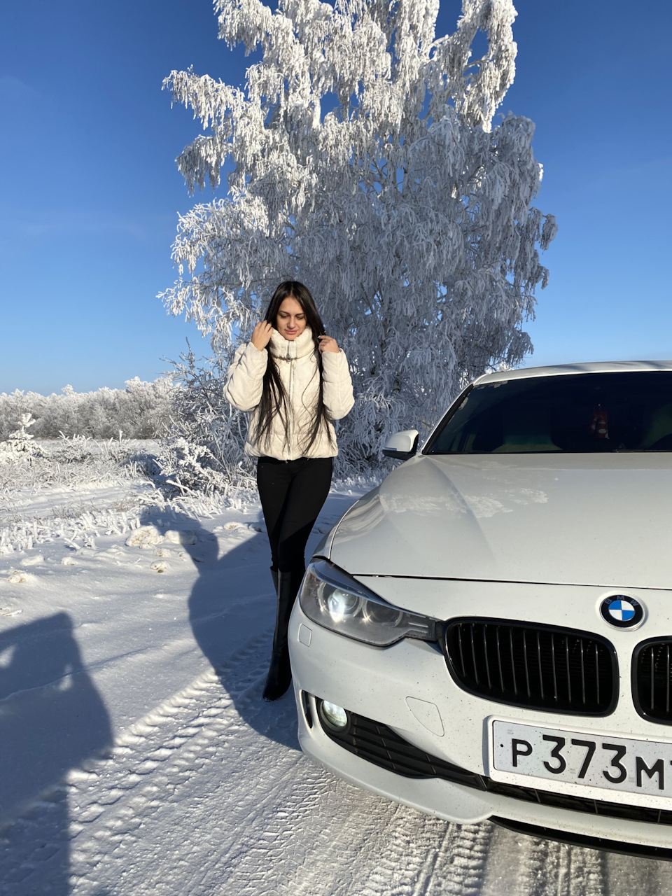 Красивая ❄️ зима — BMW 3 series (F30), 1,6 л, 2013 года | фотография |  DRIVE2