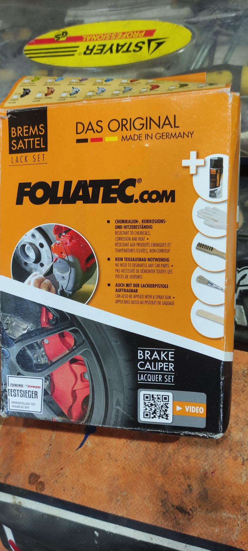 Покраска суппортов краской Foliatec — Volkswagen Caddy (3G), 1,6 л ...