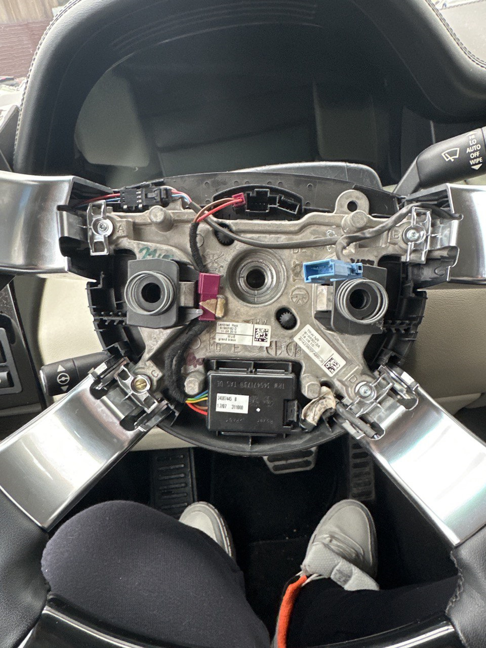 Как подключить подрулевые лепестки L322 — Land Rover Range Rover (3G ...