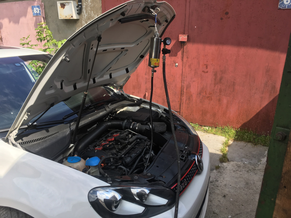 Промывка форсунок — Volkswagen Golf Mk6 GTI, 2 л, 2010 года | визит на ...