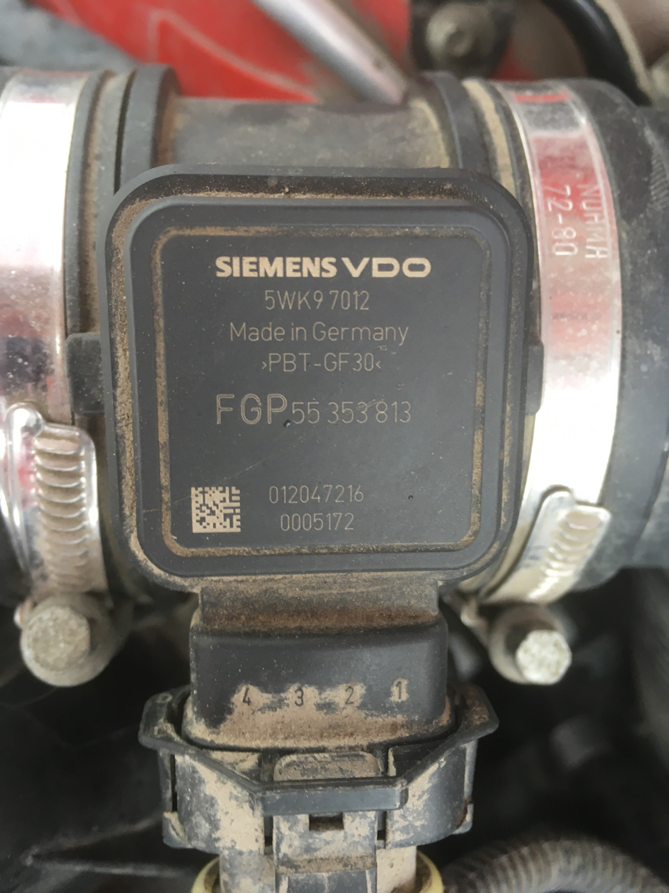 Замена ДМРВ, или и на душе спокойнее! — Opel Astra H GTC, 1,8 л, 2007 ...