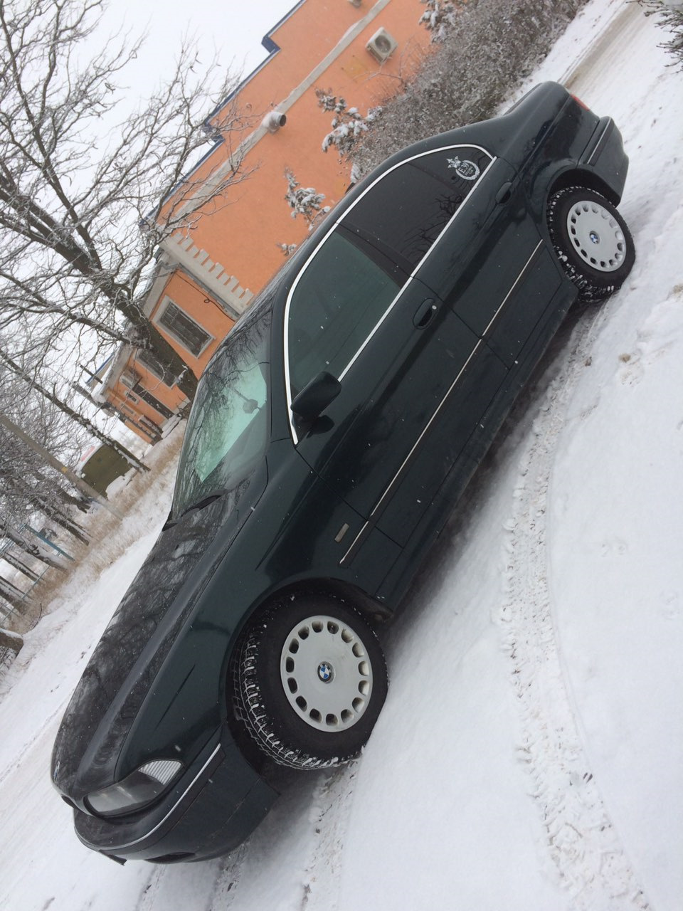 Беспощадный зимний тюнинг ) — BMW 5 series (E39), 2 л, 1997 года ...