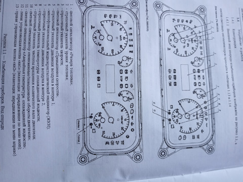 Камаз схема щитка приборов Инструкция панели приборов ителма 74.3801010РЭ