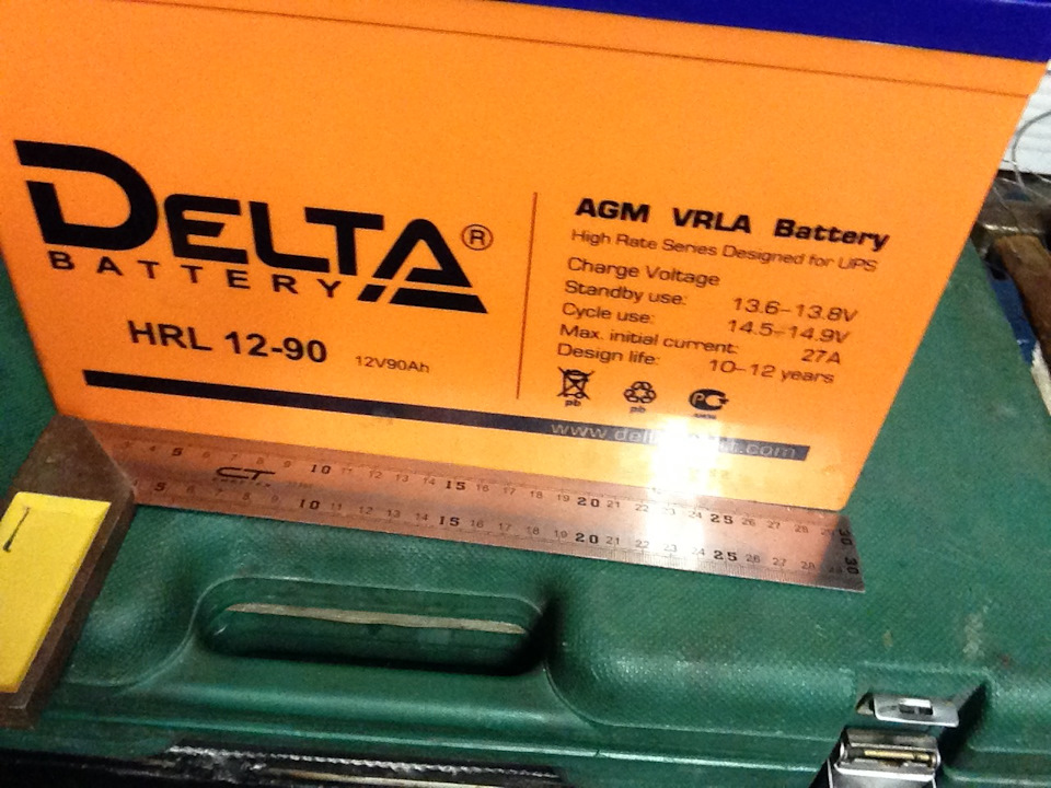 Аккумулятор — Volkswagen Touareg (1G), 3 л, 2008 года | электроника ...