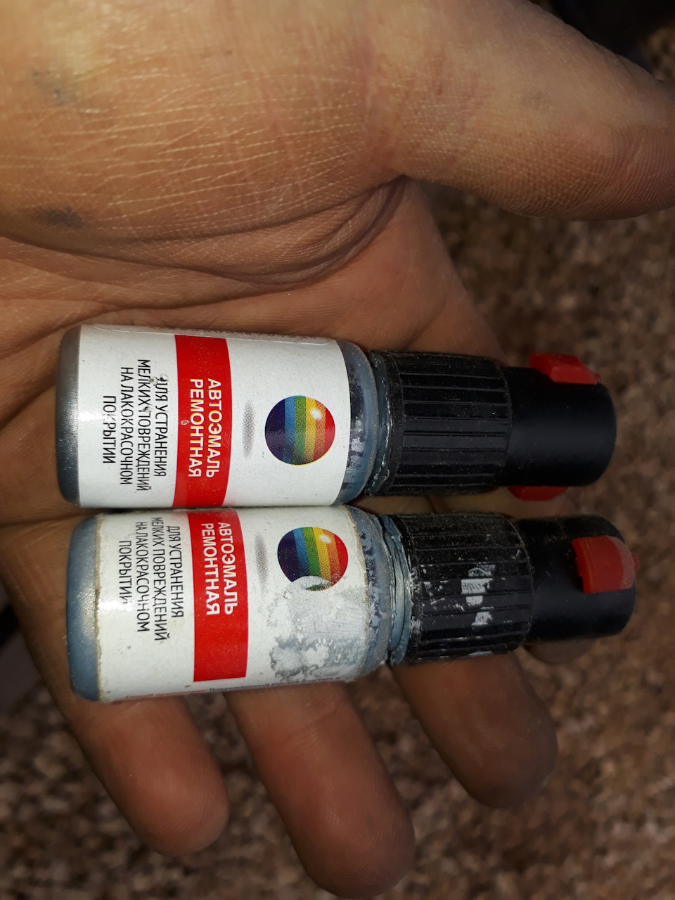 Мелкий ремонт сколов краски — Ford Transit (6G), 2,4 л, 2004 года ...