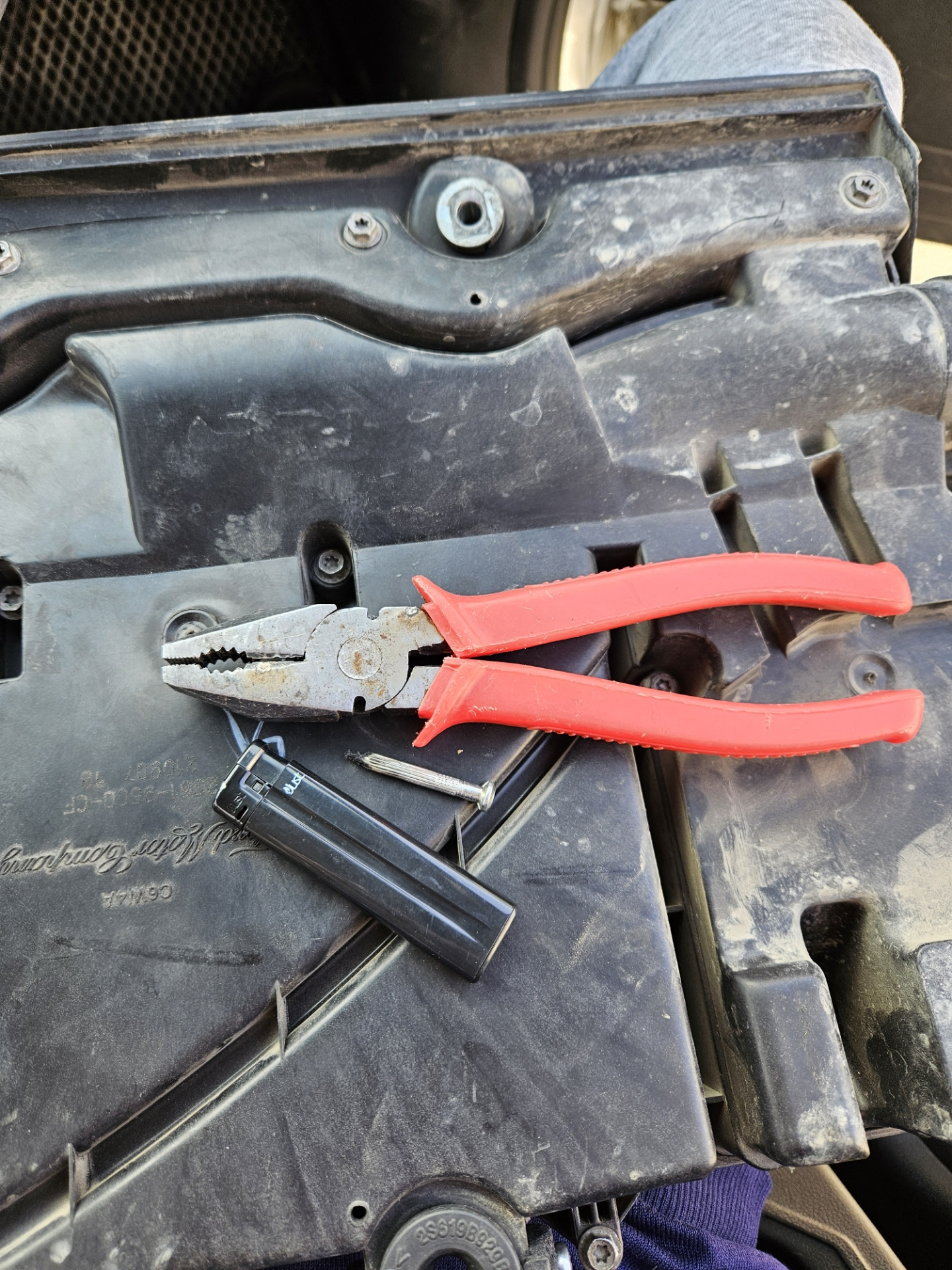 Замена лямбды и восстановление крепления короба воздушного фильтра ...