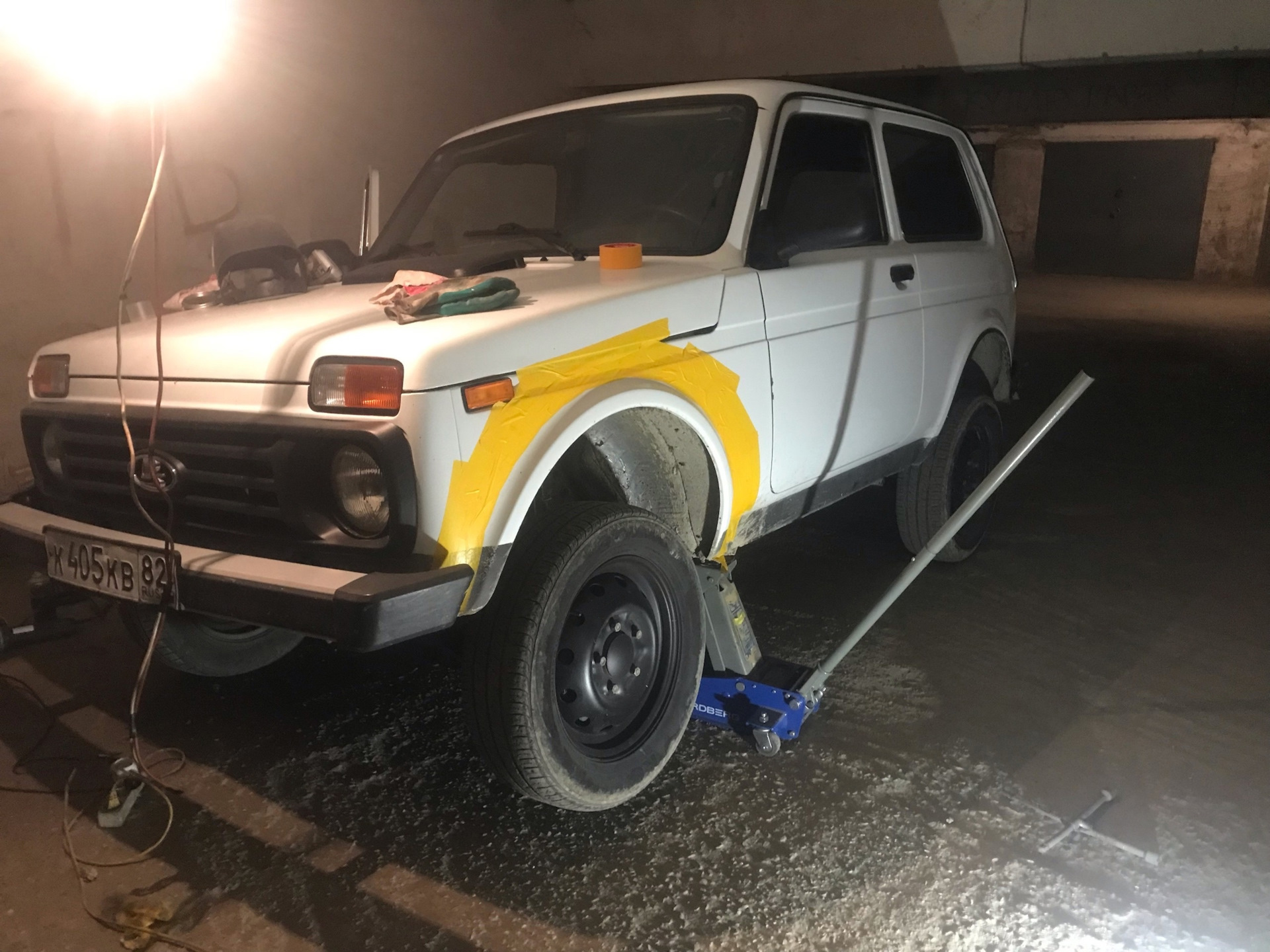 Режем арки — Lada 4x4 3D, 1,7 л, 2015 года | своими руками | DRIVE2