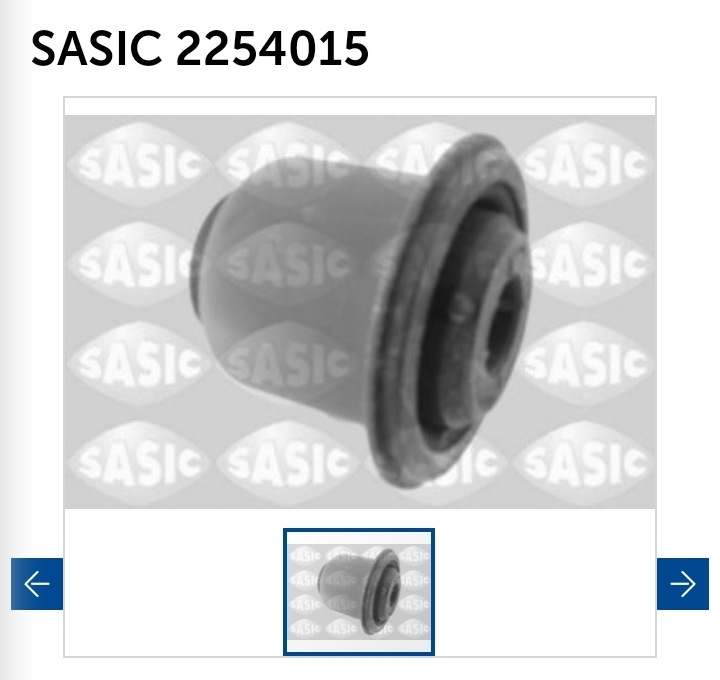 2254015 Сайлентблок SASIC | Запчасти на DRIVE2