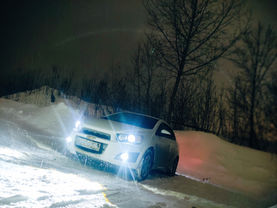 Установка led птф — Chevrolet Aveo Sedan (2G), 1,6 л, 2013 года ...