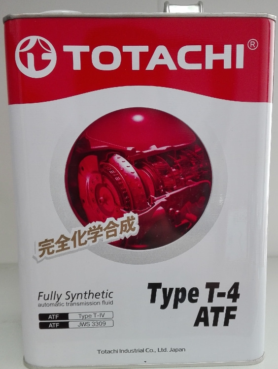 Totachi atf type. TOTACHI Type t4 ATF. TOTACHI ATF артикул 4л. TOTACHI ATF Type t-IV артикул. Масло АКПП Тотачи т4.