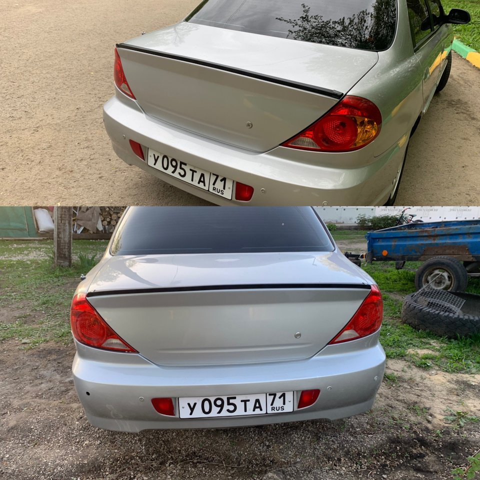 Красные фонари — KIA Spectra, 1,6 л, 2006 года | просто так | DRIVE2