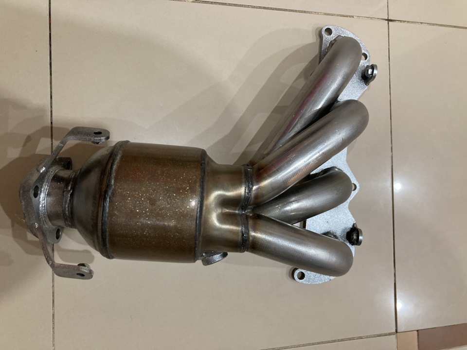 Замена катколлектора на GP-70202 — Skoda Rapid (1G), 1,6 л, 2015 года ...