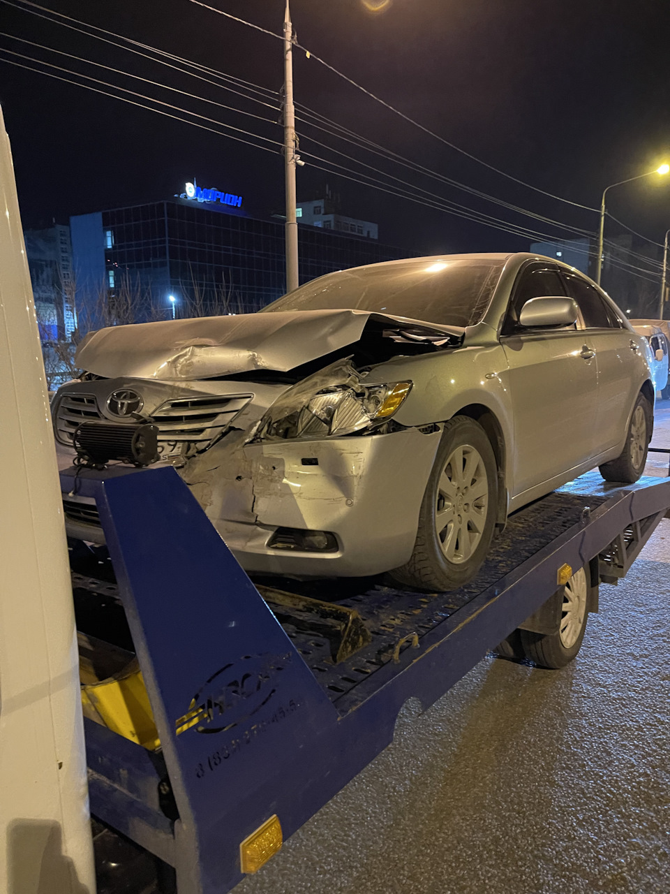 ДТП. Не долго музыка играла, не долго фраер танцевал. — Toyota Camry  (XV40), 2,4 л, 2007 года | ДТП | DRIVE2