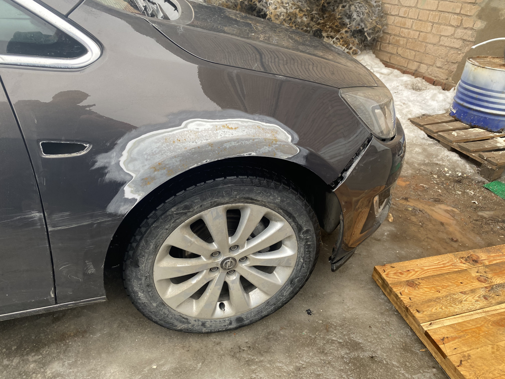 2: Кузовной ремонт — Opel Astra J, 1,4 л, 2013 года | кузовной ремонт ...