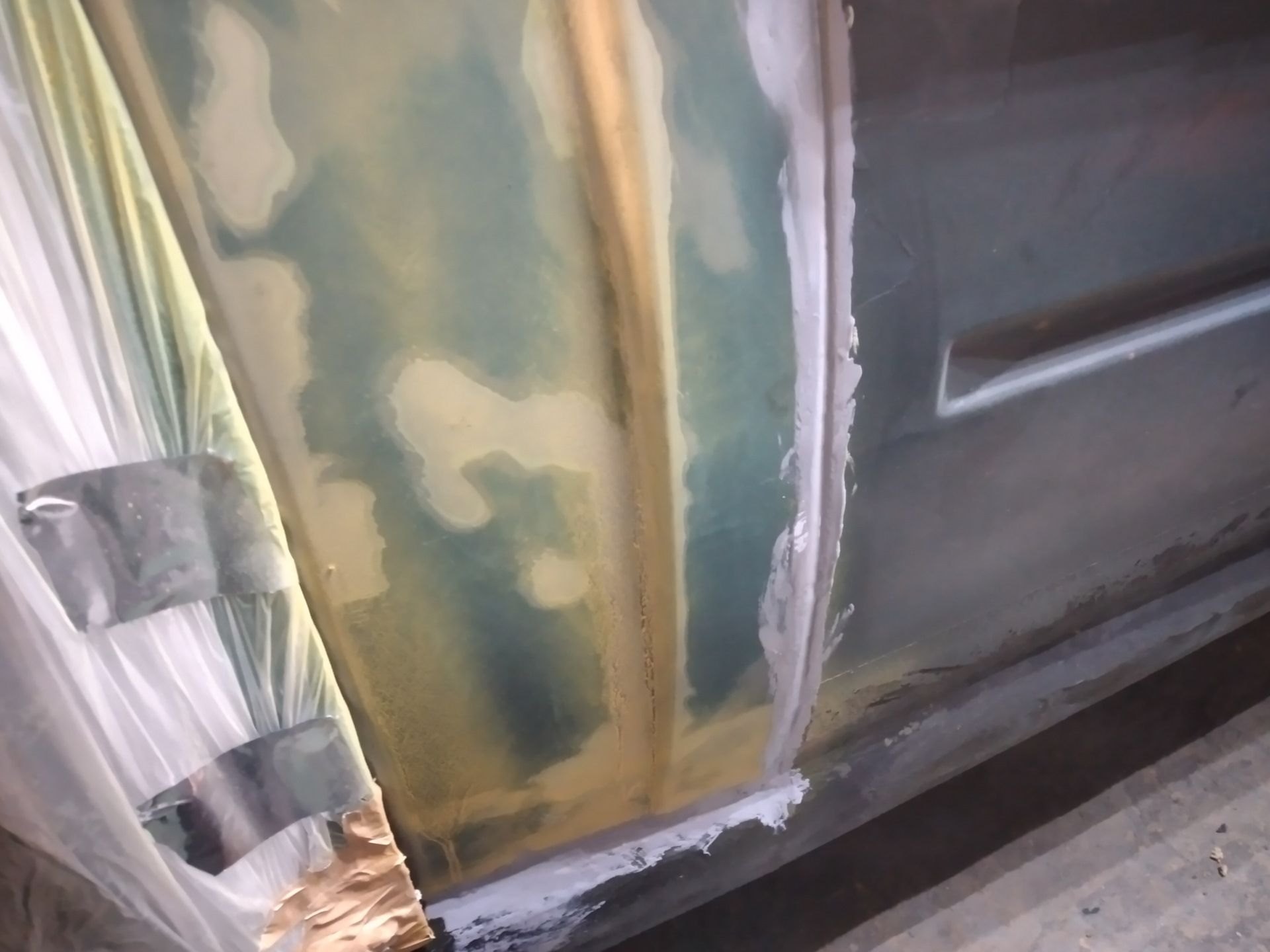 Покраска молотковой краской. — ИЖ 27175, 1,6 л, 2008 года | кузовной ...