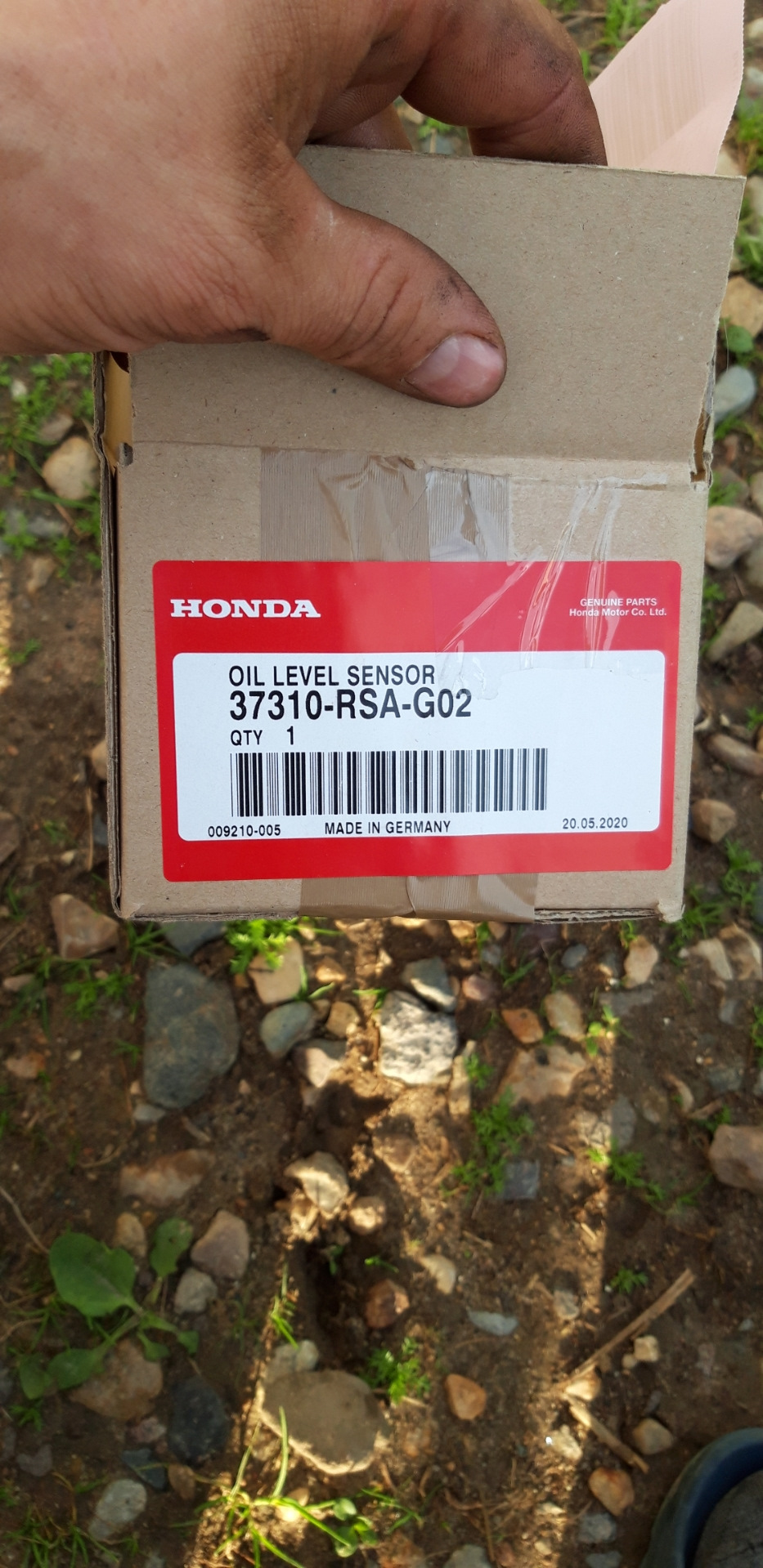 37310RSAG02 ДАТЧИК, УРОВНЯ МАСЛА Honda | Запчасти на DRIVE2