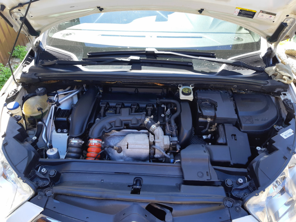 Замена прокладок масляного фильтра, трубки подачи масла в турбину ...