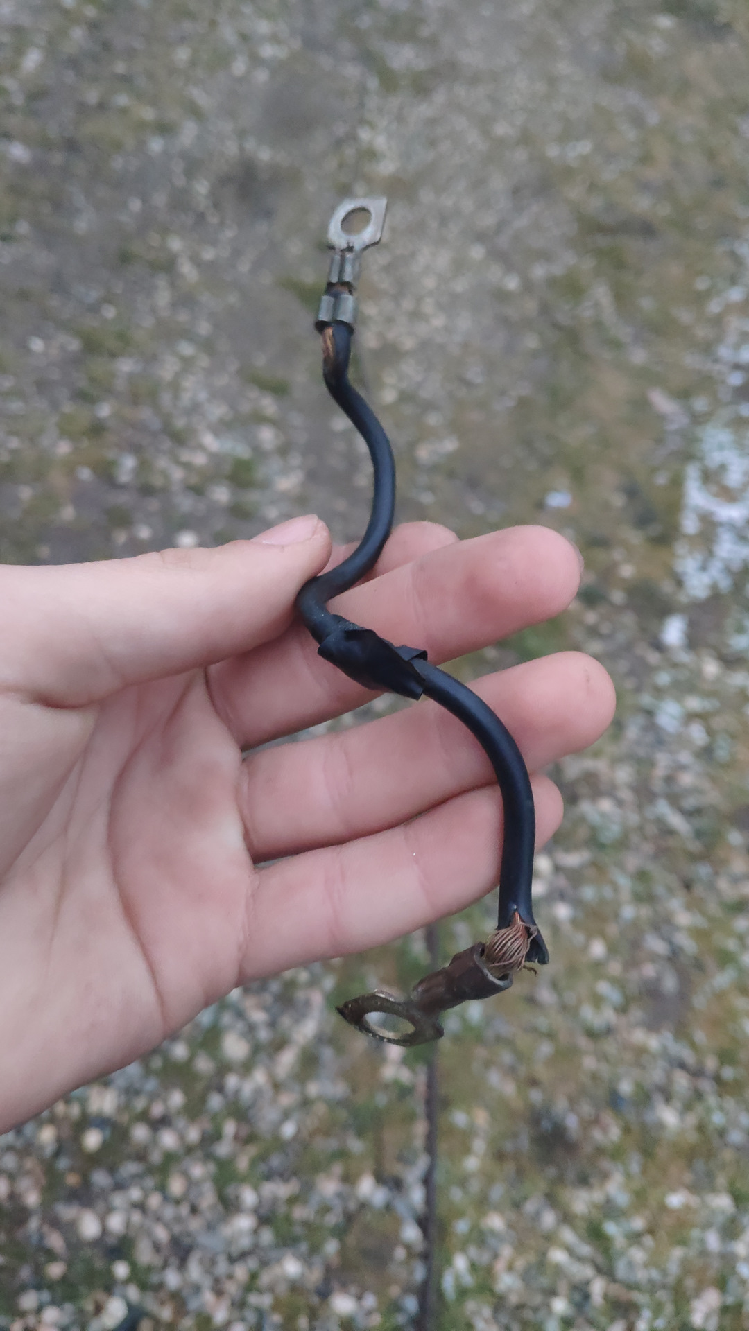 Заменил массу с аккумулятора на толстый провод! — LADA 2114, 1,5 л ...