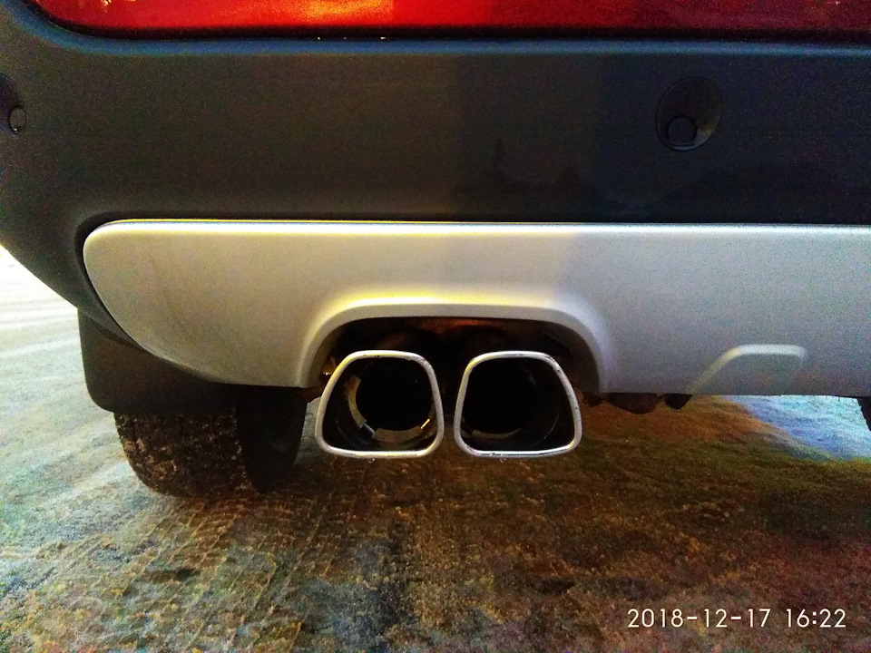 Насадки на глушитель — Volvo XC90 (1G), 2,5 л, 2009 года | стайлинг ...