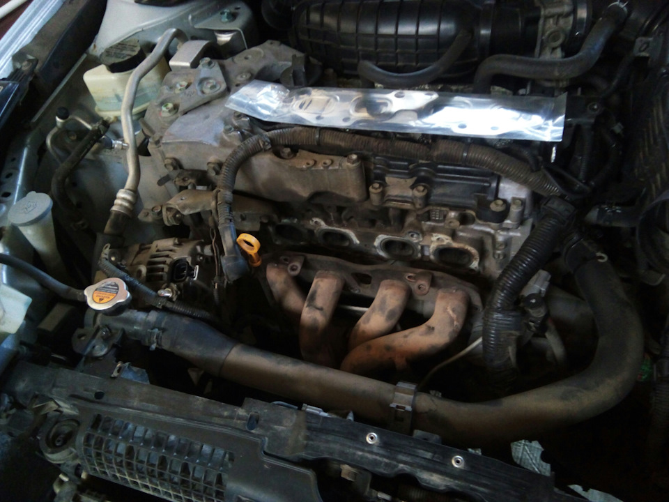 Как снять коллектор ниссан теана j31 2.3 Коллектор выпускной - Nissan Teana (J32), 2,5 л, 2010 года поломка DRIVE2