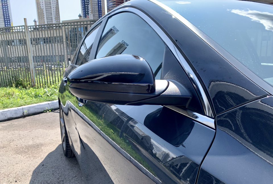 Зеркала в чёрный, защита ручек — KIA Ceed (3G), 1,6 л, 2018 года ...