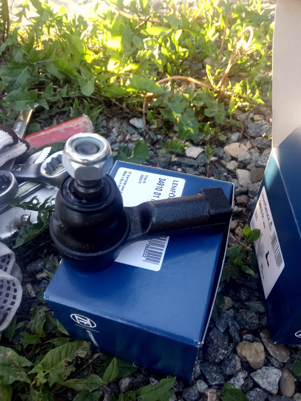 Замена рулевых наконечников, шаровой, и стойки стабилизатора ...