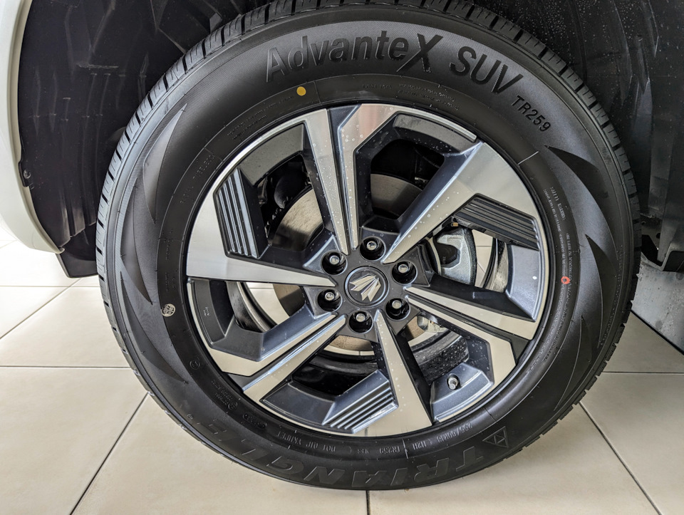Triangle Advantex SUV TR259 для Oting Paladin — Haval Dargo. Запчасти на фото: Triangle TC101 Advantex, Triangle TR259, A0000110100