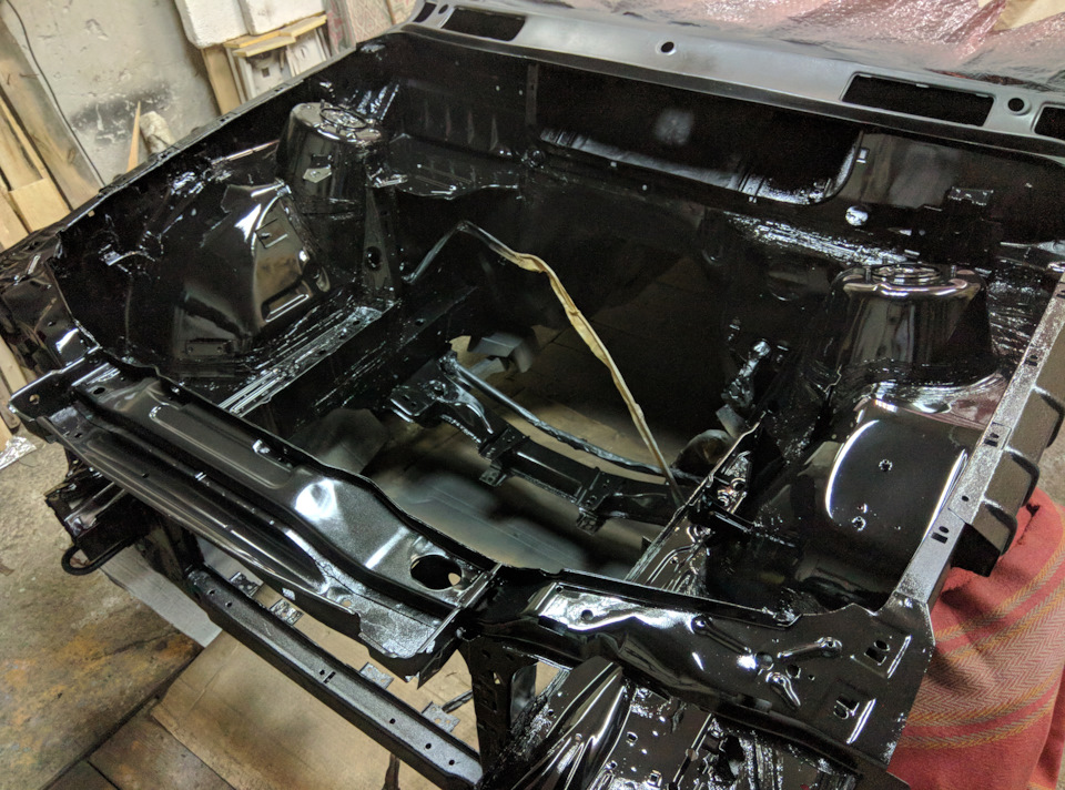 Preparation of the engine compartment