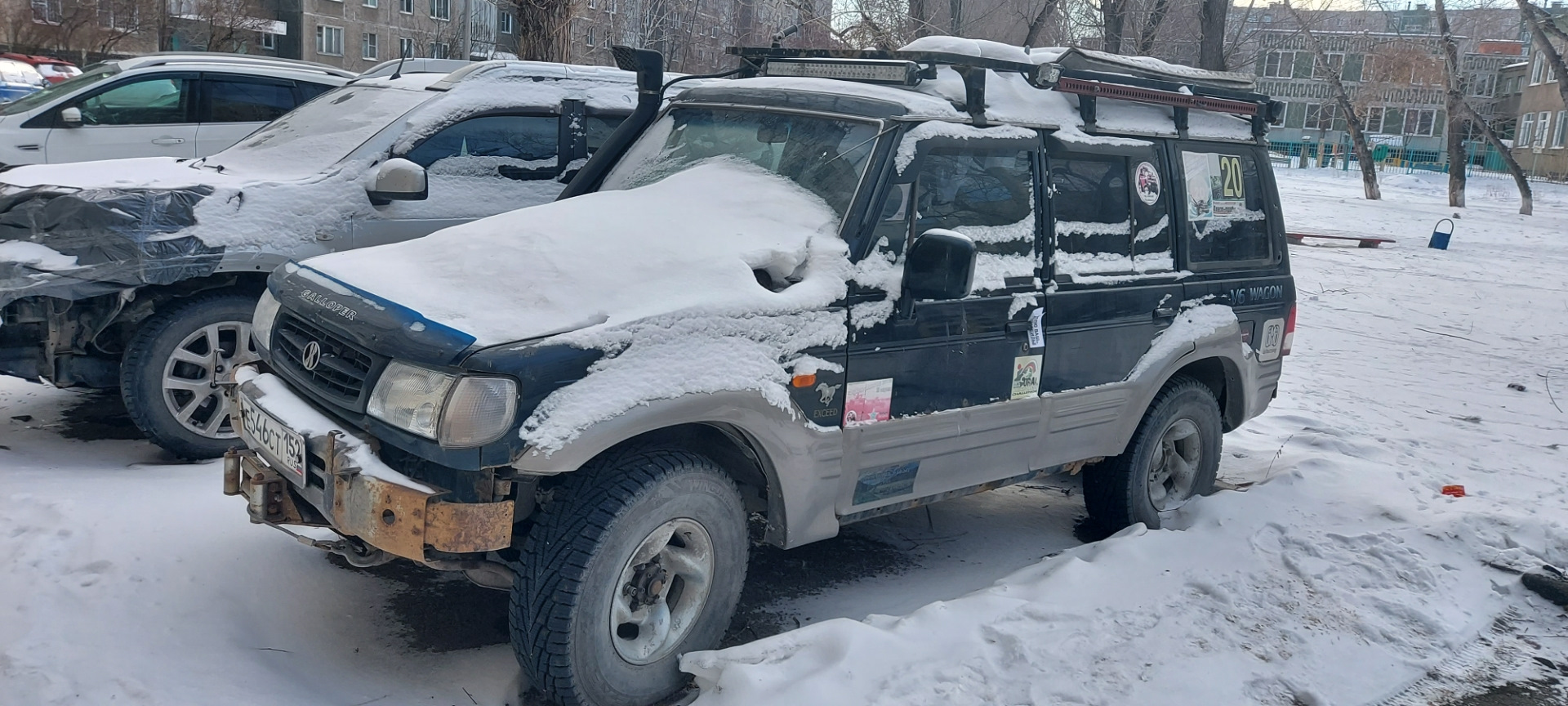 Продаю Галлопера — Hyundai Galloper, 3 л, 1998 года | продажа машины ...